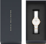 Buy Shop Daniel Wellington Petite Dover Quartz White Dial White NATO Strap Watch For Women - DW001000313 USA Online
