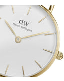 Buy Shop Daniel Wellington Classic Petite Evergold White Dial Gold Mesh Bracelet Watch For Women - DW00100350 USA Online