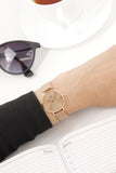 Buy Shop Daniel Wellington Petite Rose Gold Dial Rose Gold Mesh Bracelet Watch For Women - DW00100470 USA Online