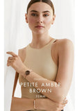 Buy Shop Daniel Wellington Petite Melrose Brown Dial Rose Gold Mesh Strap Watch For Women - DW00100477 USA Online