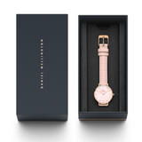 Buy Shop Daniel Wellington Petite Rouge Pink Dial Pink Leather Strap Watch For Women - DW00100511 USA Online