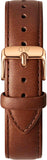Buy Shop Daniel Wellington Iconic Chronograph St Mawes Brown Dial Brown Leather Strap Watch For Men - DW00100640 USA Online