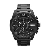 Buy Shop Diesel Mega Chief Chronograph Black Dial Black Steel Strap Watch For Men - DZ4283 USA Online