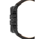 Buy Shop Diesel Mega Chief Quartz Black Dial Two Tone Leather Strap Watch For Men - DZ4305 USA Online
