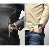 Buy Shop Diesel Mega Chief Chronograph Black Dial Black Steel Strap Watch For Men - DZ4338 USA Online