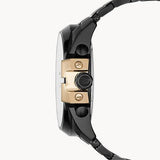 Buy Shop Diesel Mega Chief Chronograph Black Dial Black Steel Strap Watch For Men - DZ4338 USA Online