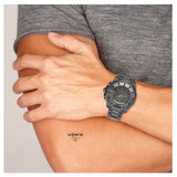 Buy Shop Diesel Mega Chief Chronograph Grey Dial Grey Steel Strap Watch For Men - DZ4466 USA Online