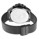 Buy Shop Diesel Mega Chief Chronograph Black Dial Black Mesh Strap Watch For Men - DZ4527 USA Online