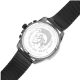Buy Shop Diesel Mega Chief Chronograph Black Dial Black Mesh Strap Watch For Men - DZ4527 USA Online
