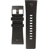 Buy Shop Diesel Big Daddy Blue Dial Black Leather Strap Watch For Men - DZ7127 USA Online