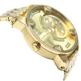 Buy Shop Diesel Big Daddy Analog Gold Dial Gold Stainless Steel Watch For Men - DZ7287 USA Online