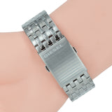 Buy Shop Diesel Mini Daddy Dual Time Silver Dial Stainless Steel Watch For Men - DZ7305 USA Online