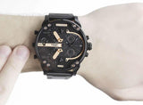 Buy Shop Diesel Big Daddy Chronograph Black Dial Black Steel Strap Watch For Men - DZ7312 USA Online