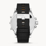 Buy Shop Diesel Mr Daddy Chronograph Black Dial Black Leather Strap Watch For Men - DZ7313 USA Online