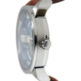 Buy Shop Diesel Mini Daddy LIght Blue Dial Brown Leather Strap Watch For Men - DZ7321 USA Online