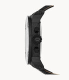 Buy Shop Diesel Little Daddy Black Dial Black Leather Strap Watch For Men - DZ7334 USA Online