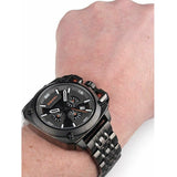 Buy Shop Diesel BAMF Chronograph Gray Dial Gray Steel Strap Watch For Men - DZ7344 USA Online