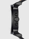 Buy Shop Diesel Mr Daddy 2.0 Chronograph Black Dial Black Leather Strap Watch For Men - DZ7350 USA Online