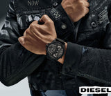 Buy Shop Diesel Mr Daddy 2.0 Chronograph Black Dial Black Stainless Steel Watch For Men - DZ7396 USA Online