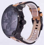 Buy Shop Diesel Mr. Daddy 2.0 Chronograph Grey Dial Brown Leather Strap Watch For Men - DZ7406 USA Online