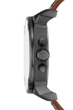 Buy Shop Diesel Mr Daddy Chronograph Grey Dial Brown Leather Strap Watch For Men - DZ7413 USA Online