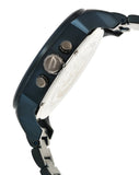 Buy Shop Diesel Daddy 2.0 Chronograph Grey Dial Blue Steel Strap Watch For Men - DZ7414 USA Online