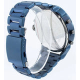 Buy Shop Diesel Daddy 2.0 Chronograph Grey Dial Blue Steel Strap Watch For Men - DZ7414 USA Online