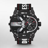Buy Shop Diesel Mr. Daddy 2.0 Quartz Black Dial Black Nylon Strap Watch For Men - DZ7433 USA Online