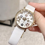Buy Shop Marc Jacobs Roxy White Dial White Leather Strap Watch for Women - MJ1607 USA Online