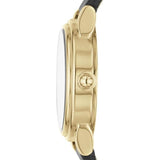 Buy Shop Marc Jacobs Corie Black Dial Black Leather Strap Watch for Women - MJ1580 USA Online