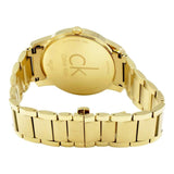 Buy Shop Calvin Klein City White Dial Gold Steel Strap Watch for Women - K2G23546 USA Online