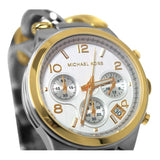 Buy Shop Michael Kors Runway White Dial Two Tone Steel Strap Watch for Women - MK3199 USA Online