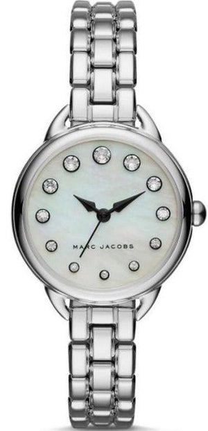 Buy Shop Marc Jacobs Betty Mother of Pearl White Dial Silver Steel Strap Watch for Women - MJ3510 USA Online