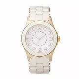 Buy Shop Marc Jacobs Pelly White Dial White SIlicone Strap Watch for Women - MBM2525 USA Online