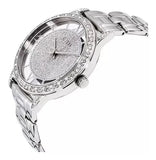 Buy Shop Guess Ethereal Diamonds Silver Dial Silver Steel Strap Watch for Women - W1013L1 USA Online