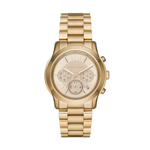 Buy Shop Michael Kors Cooper Gold Dial Gold Steel Strap Watch for Women - MK6274 USA Online
