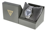 Buy Shop Guess Tri Glitz Quartz Silver Dial Silver Mesh Bracelet Watch For Women - W1142L1 USA Online