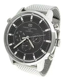 Buy Shop Tommy Hilfiger Harrison Quartz Grey Dial Silver Mesh Bracelet Watch for Men - 1790877 USA Online