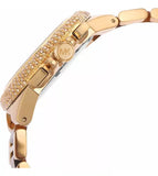 Buy Shop Michael Kors Camille Chronograph Brown Dial Two Tone Steel Strap Watch For Women - MK7269 USA Online