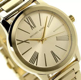Buy Shop Michael Kors Hartman Quartz Gold Dial Gold Steel Strap Watch For Women - MK3490 USA Online