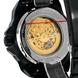Buy Shop Fossil Bronson Automatic Skeleton Black Dial Black Steel Strap Watch for Men - ME3217 USA Online