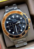 Buy Shop Fossil FB-03 Chronograph Black Dial Silver Steel Strap Watch for Men - FS5768 USA Online