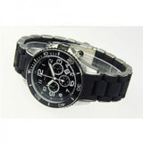 Buy Shop Marc Jacobs Rock Chronograph Black Dial Black Silicone Strap Watch for Women - MBM2551 USA Online