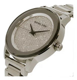 Buy Shop Michael Kors Kinley Diamond Pave Silver Dial Silver Steel Strap Watch for Women - MK5996 USA Online