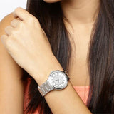 Buy Shop Guess Madison Diamonds Silver Dial Silver Steel Strap Watch for Women - W0637L1 USA Online