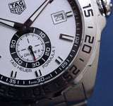 Buy Shop Tag Heuer Formula 1 Calibre 6 Automatic White Dial Silver Steel Strap Watch for Men - WAZ2013.BA0842 USA Online