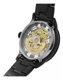 Buy Shop Fossil Townsman Automatic Skeleton Black Dial Black Steel Strap Watch for Men - ME3197 USA Online