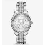 Buy Shop Michael Kors Tibby Chronograph Silver Dial Silver Steel Strap Watch For Women - MK7294 USA Online