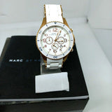 Buy Shop Marc Jacobs Rock Chronograph White Dial White Silicone Strap Watch for Women - MBM2546 USA Online