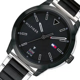 Buy Shop Tommy Hilfiger Sneaker Quartz Black Dial Two Tone Steel Strap Watch for Men - 1791619 USA Online